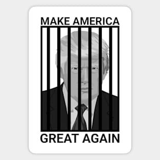 Trump Behind Bars Magnet